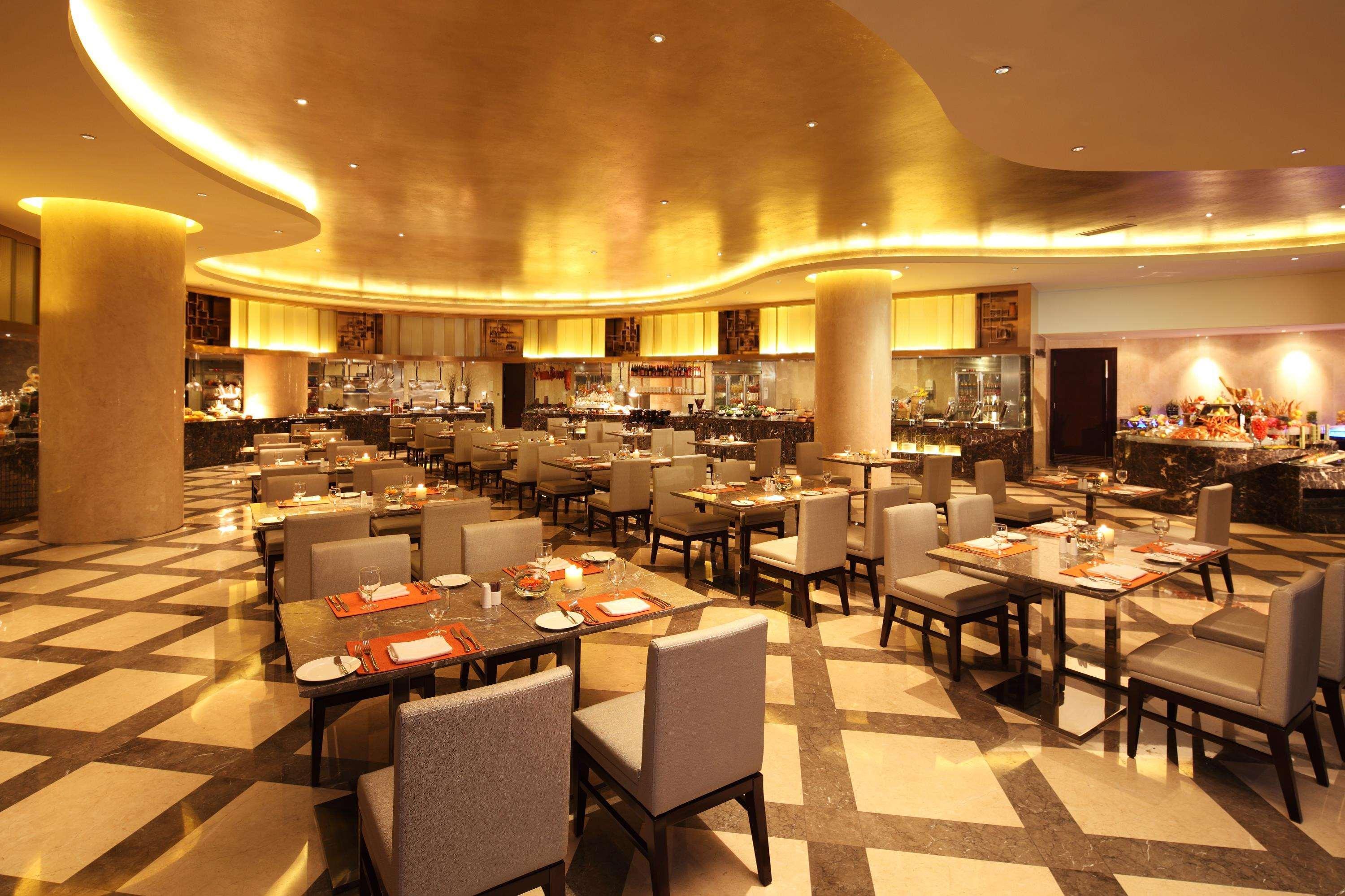 Hilton Nanjing Riverside Εστιατόριο φωτογραφία