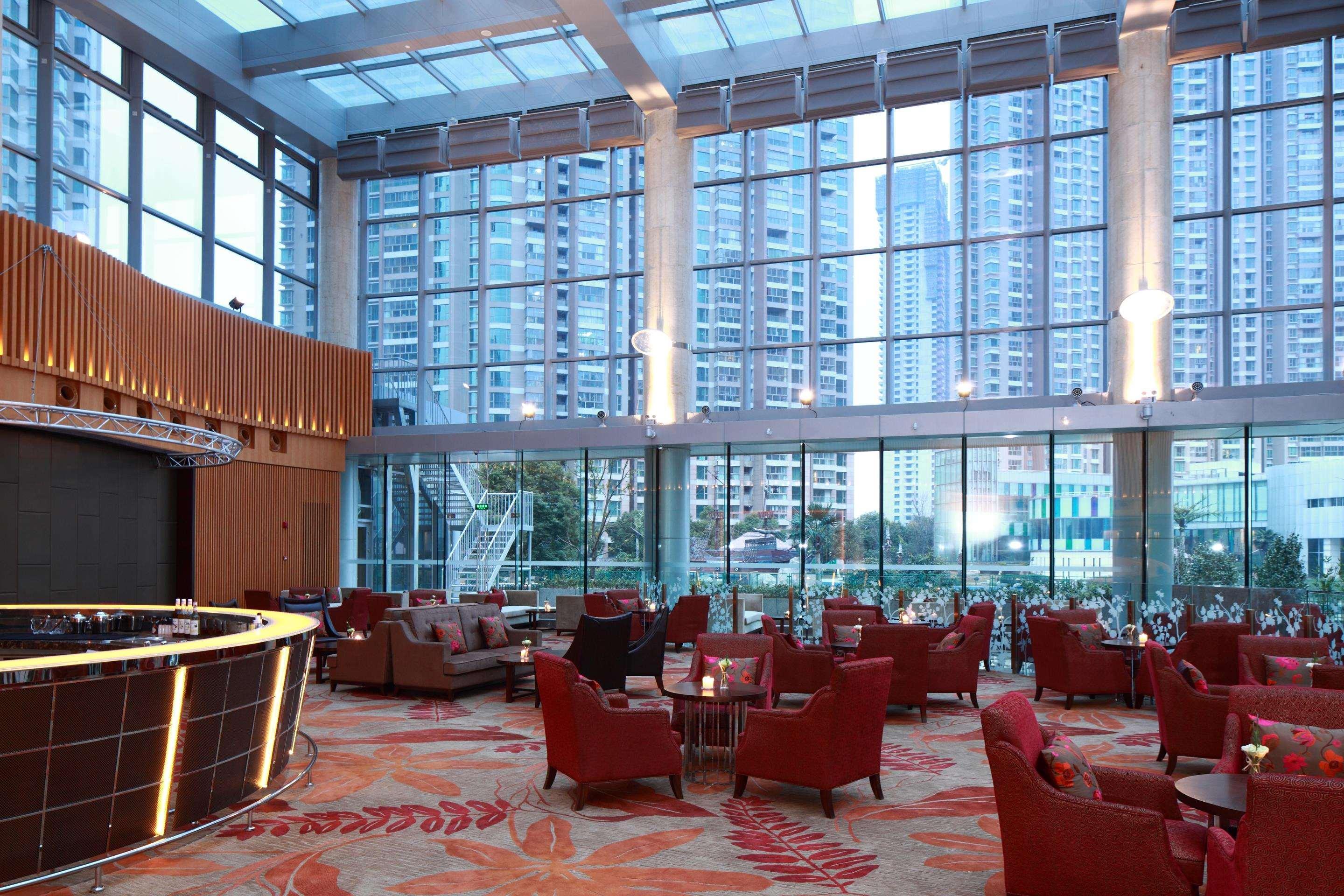 Hilton Nanjing Riverside Εστιατόριο φωτογραφία